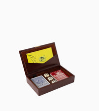 Le Tanneur Bridge boîte cuir jeux de cartes