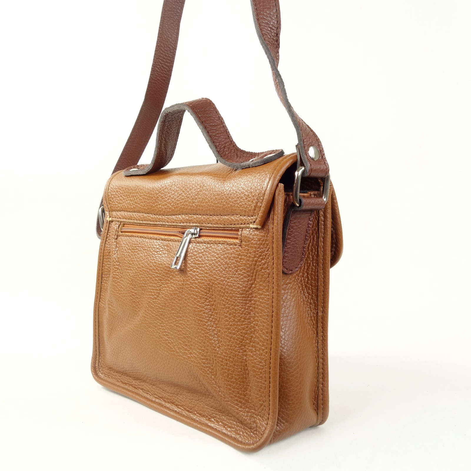 Collection Esprit Cuir Mia sacoche cuir naturel vintage
