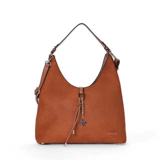 MAC ALYSTER Dunea sac besace cognac suédine femme