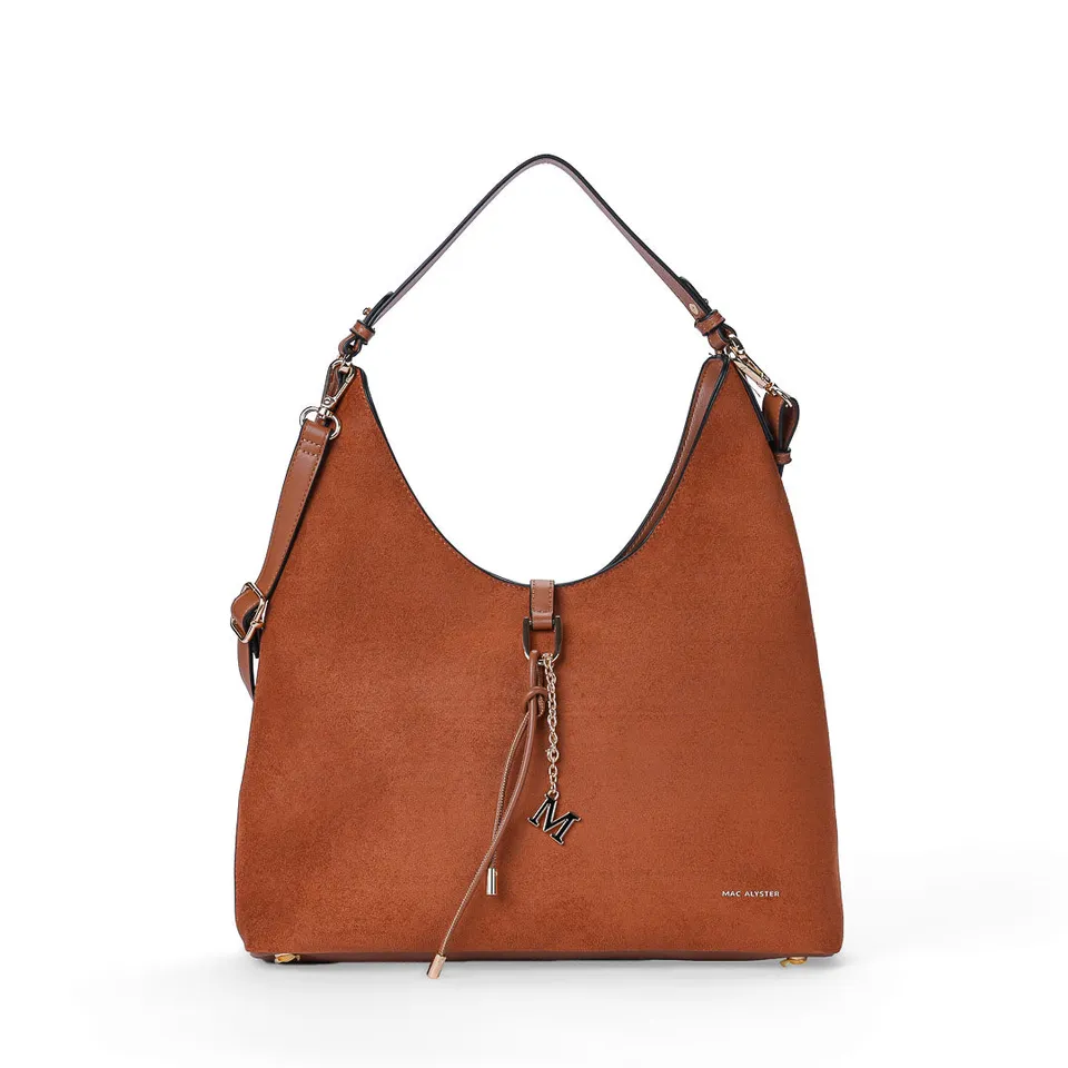 MAC ALYSTER Dunea sac besace cognac suédine femme