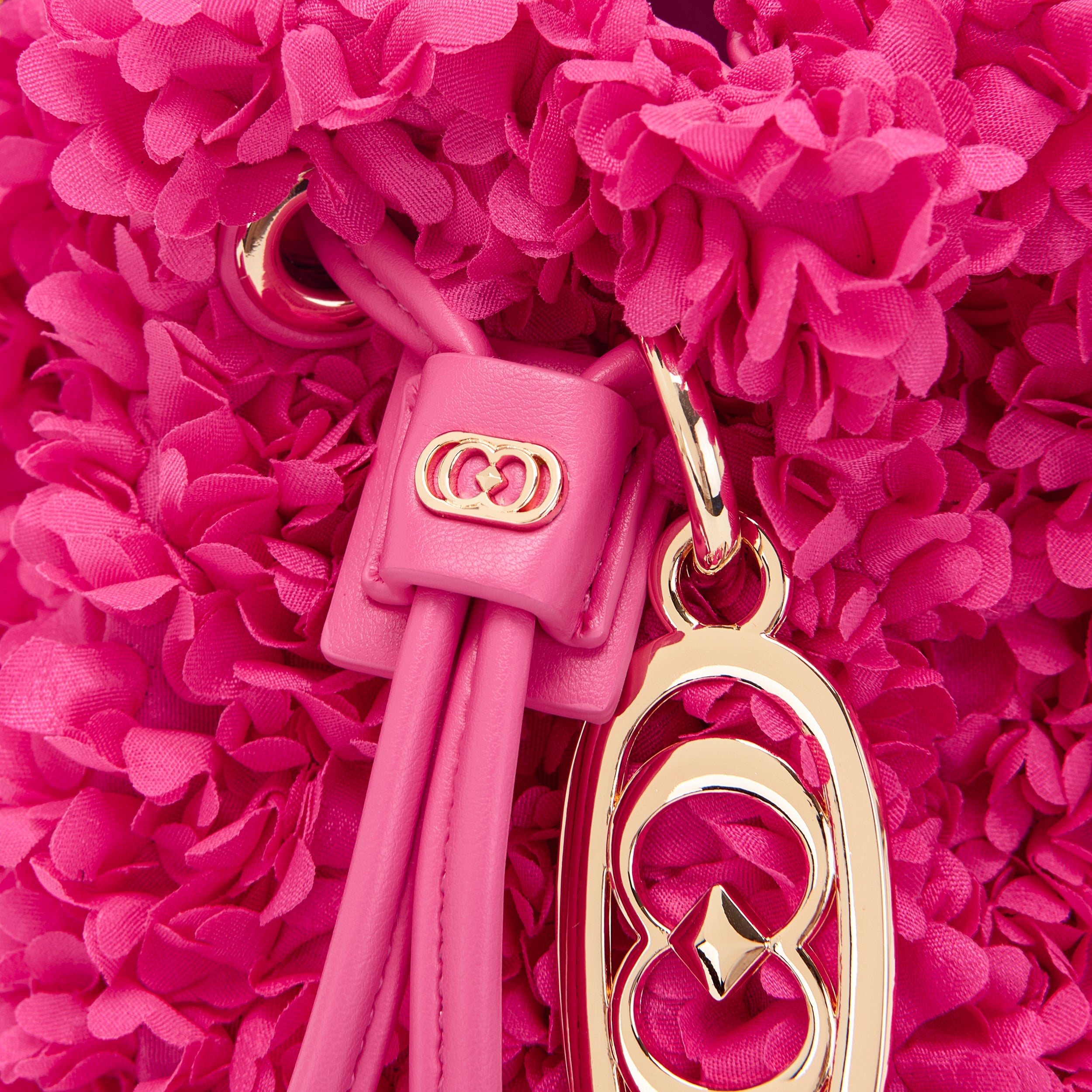La Carrie Secchiello Night Edition sac seau fuxia floral