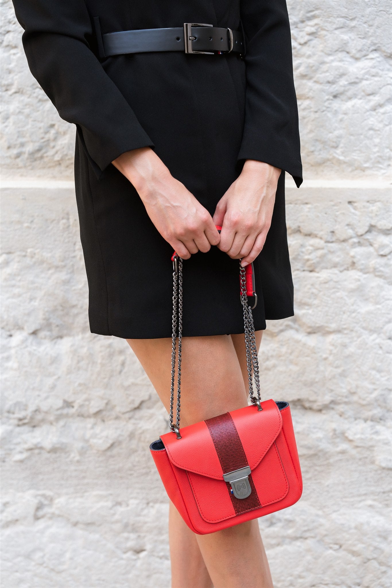Nodie's Hazel ceinture cuir noir grainé taille 1