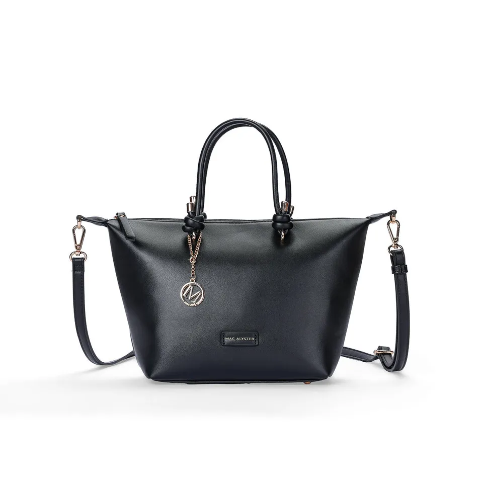 Mac Alyster Mandora sac main bandoulière Noir pailleté