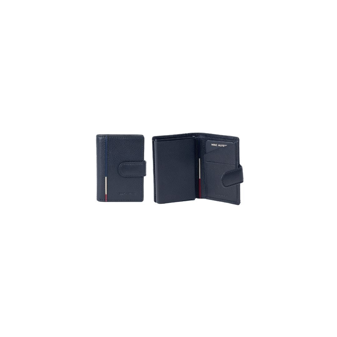 MAC ALYSTER FLEURON Mini porte-cartes 4/6CC noir