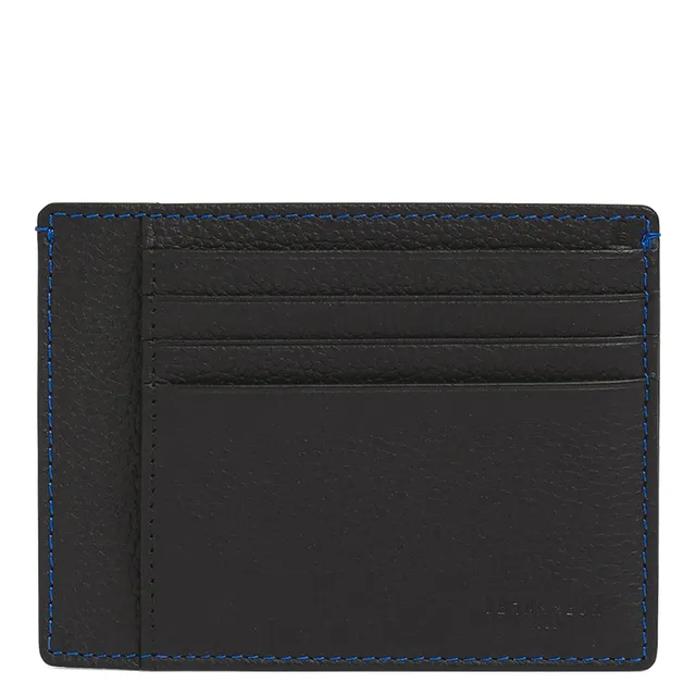 Le Tanneur Charles TCHA3400 porte-cartes cuir café/grenat