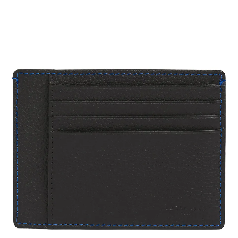 Le Tanneur Charles TCHA3400 porte-cartes cuir café/grenat