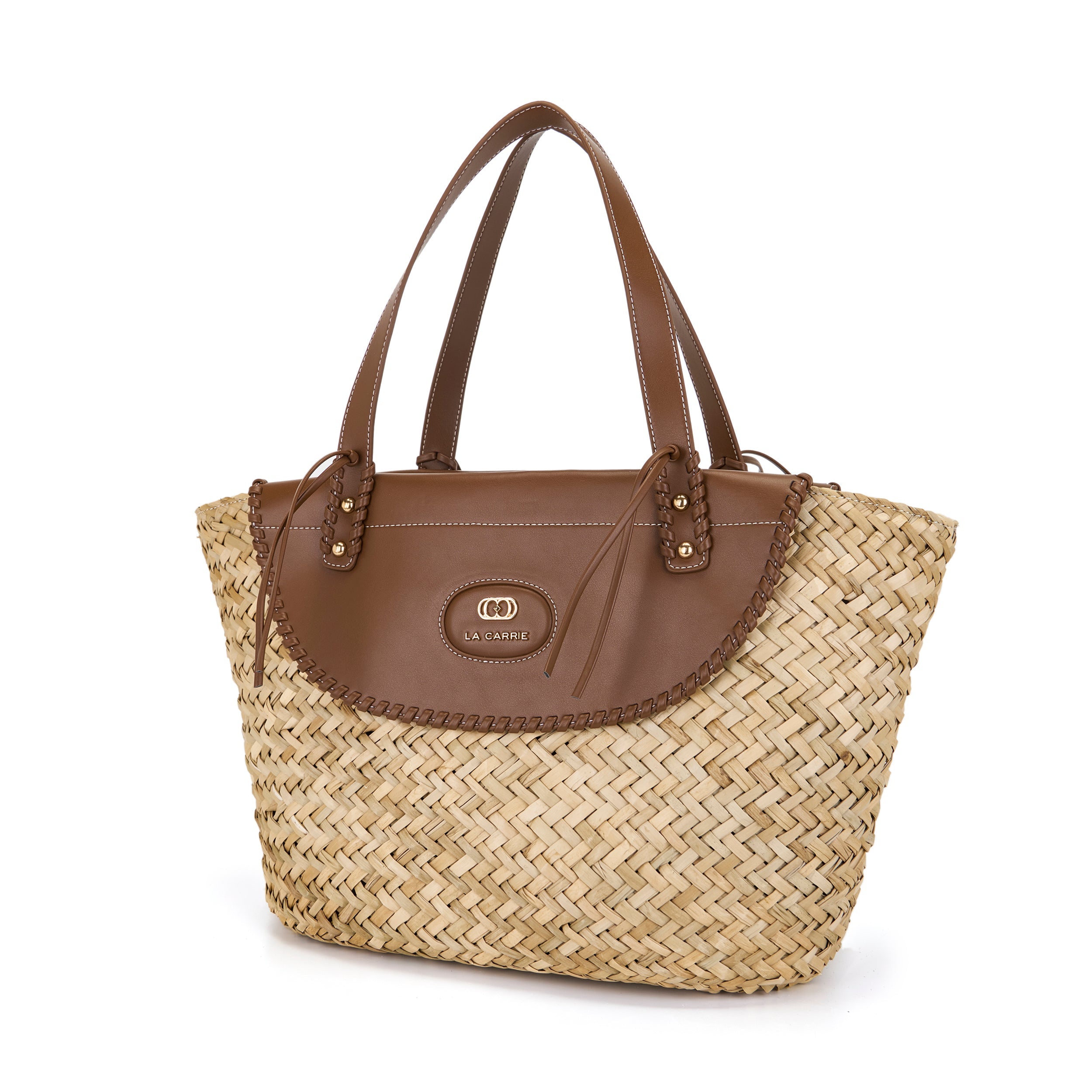 La Carrie Sea Salt sac cabas SKY dentelle brodée