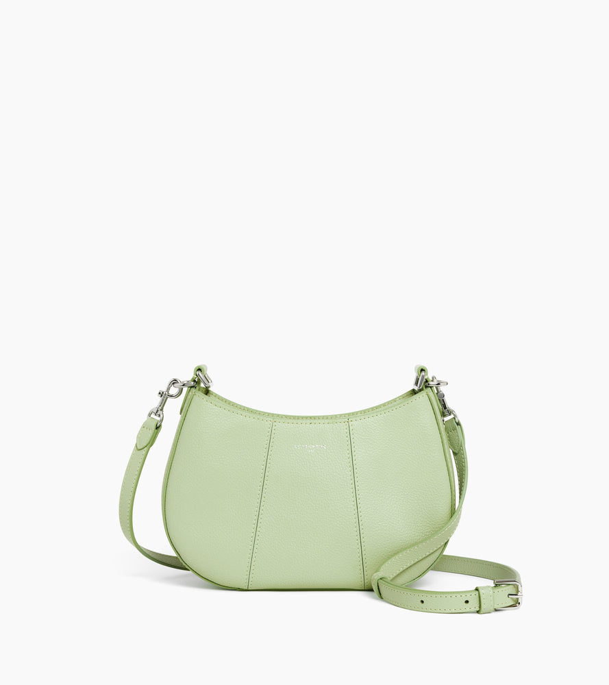 Le Tanneur Juliette petit sac demi-lune cuir grainé