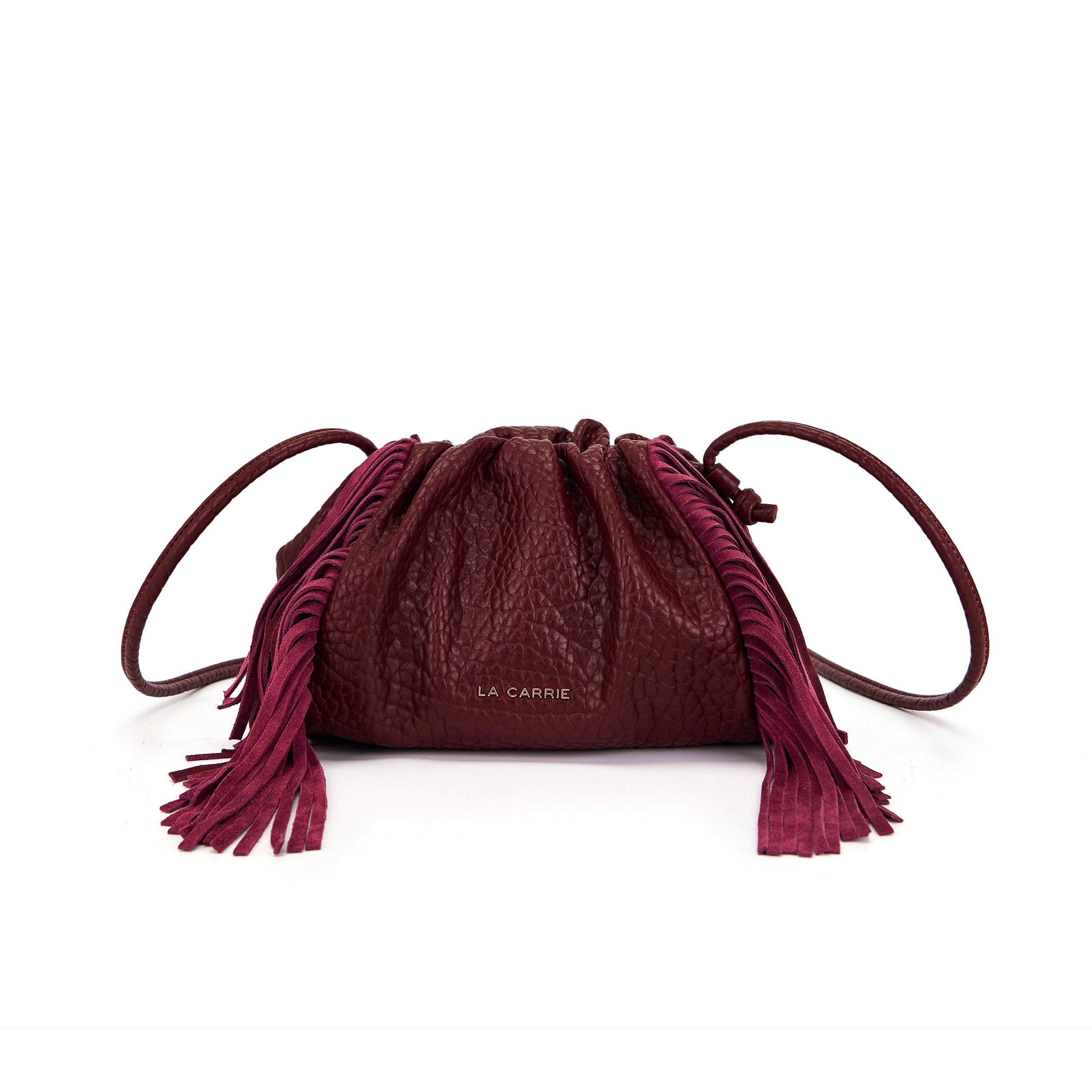 La Carrie Capsule sac à épaule noir PU 23x15 cm