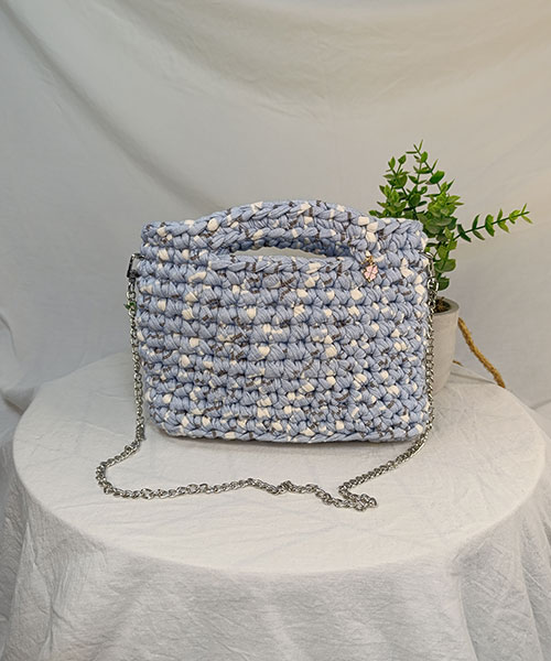 Takiri Harmony TK734 sac à main bleu pastel blanc