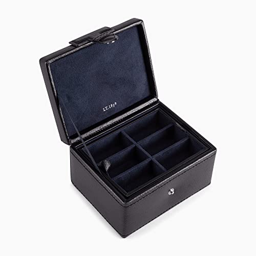 Le Tanneur Boîte Boutons Manchette Cuir 12 Compartiments