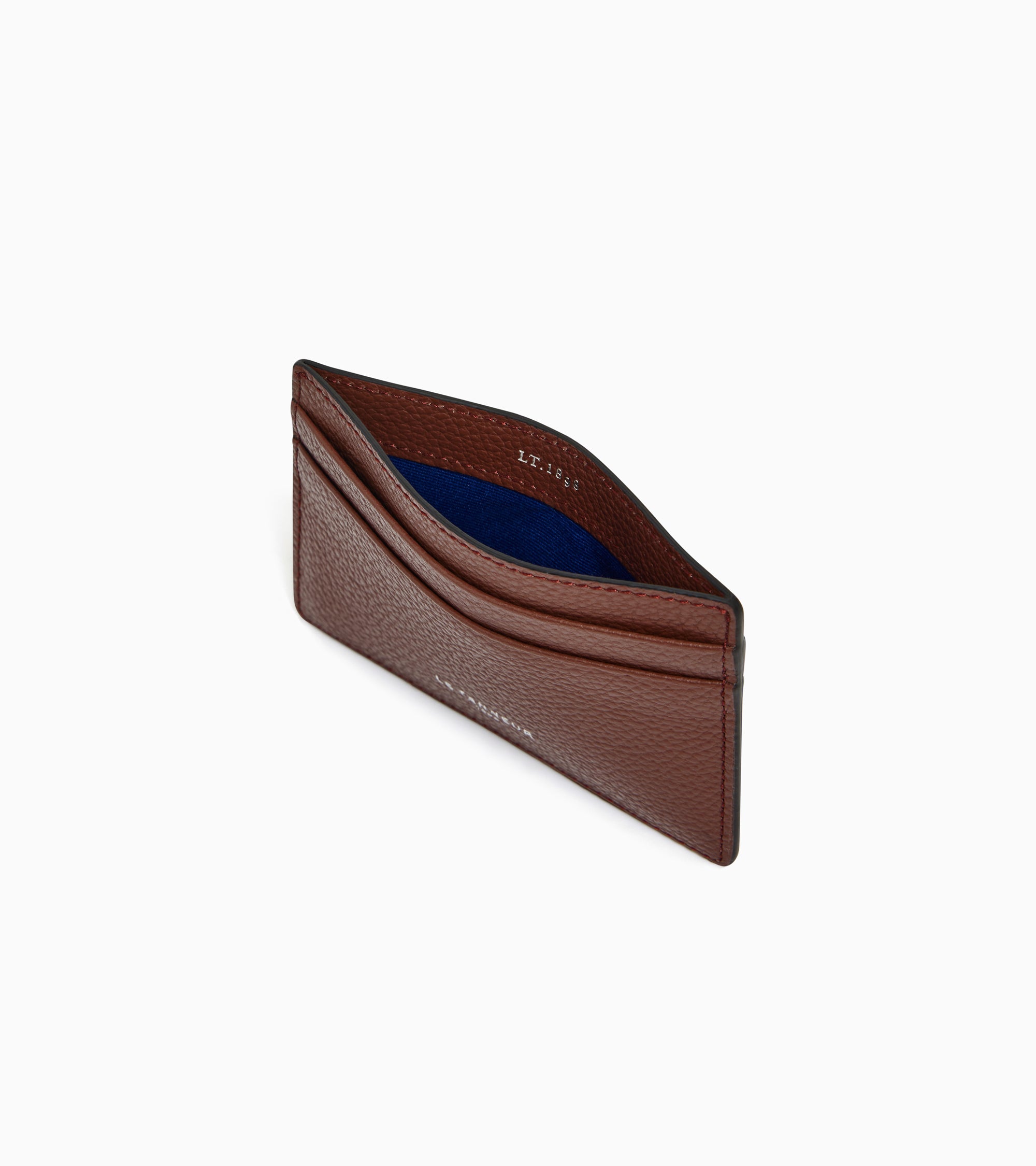 Le Tanneur Emile porte-cartes cuir grainé homme