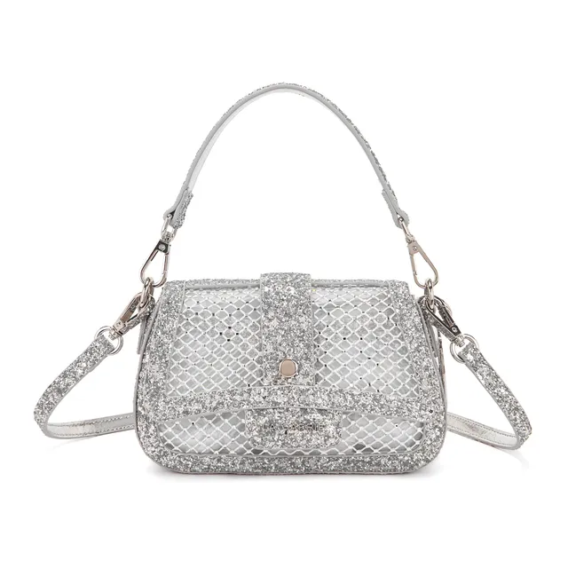 La Carrie Night Edition sac bandoulière blanc 20x6x12