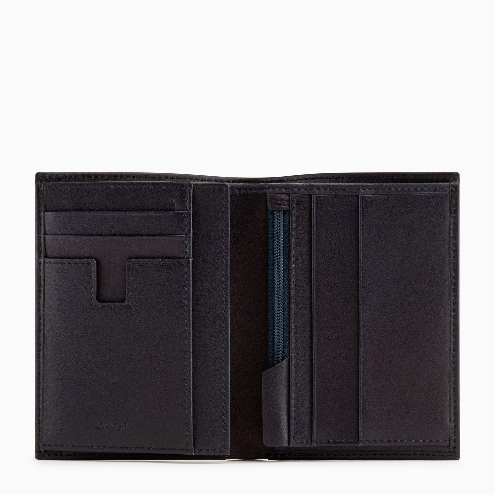 Le Tanneur Albert porte-cartes portefeuille cuir patiné