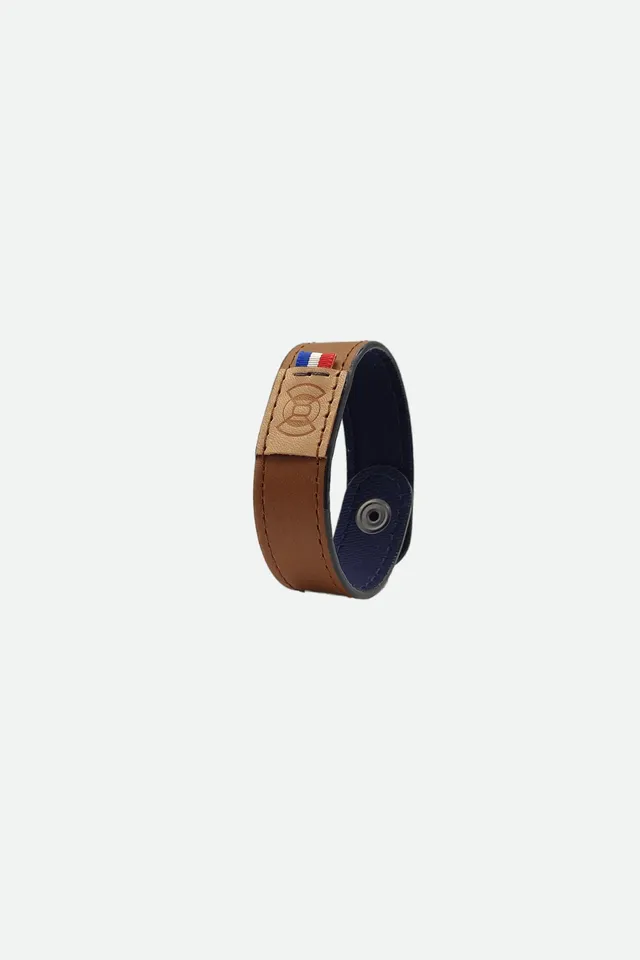 Nodie's Bracelets Lily Sam bracelet cuir camel lisse 19 cm