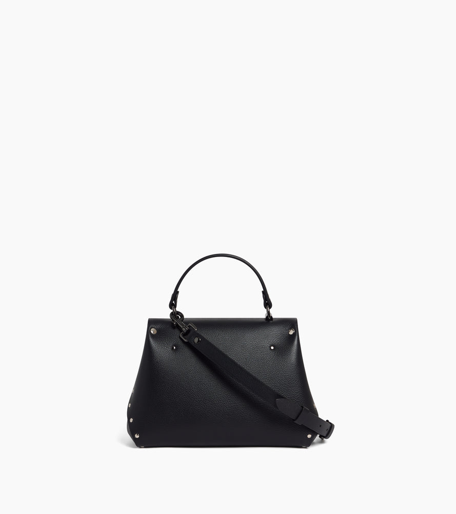 Le Tanneur Sans Couture petit sac cuir chèvre noir