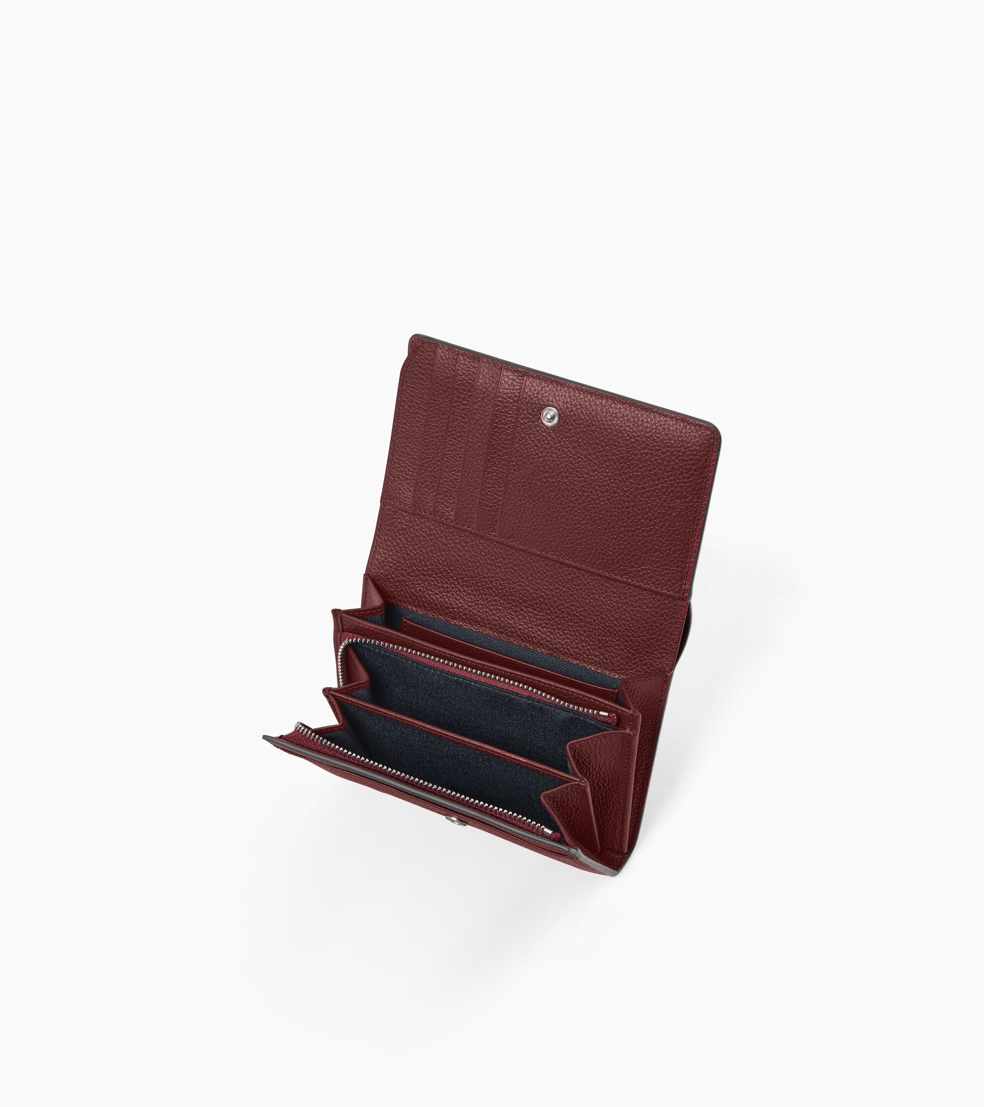 Le Tanneur Louison portefeuille cuir grainé Revolution Red