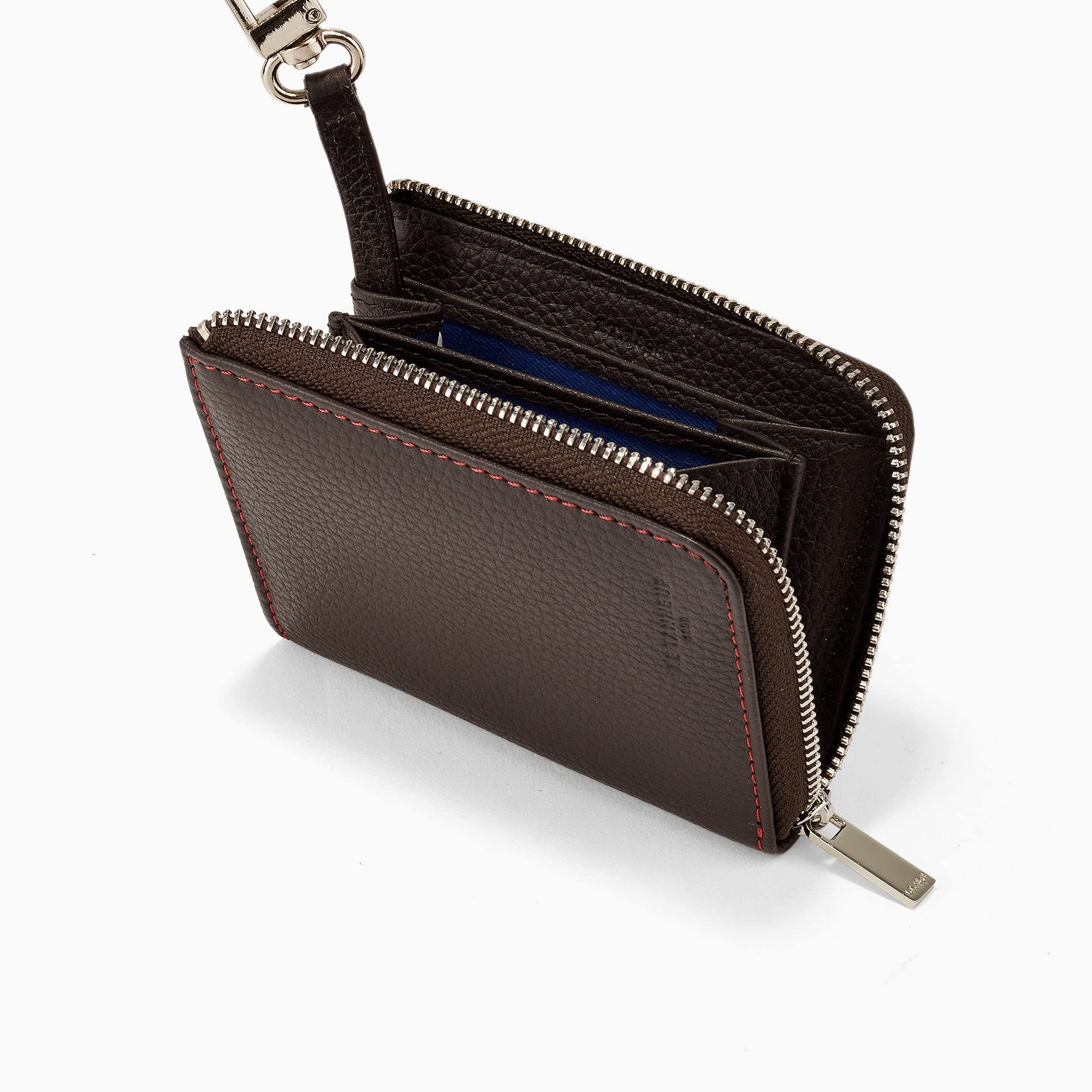 Le Tanneur Charles porte-monnaie cuir homme zippé RFID