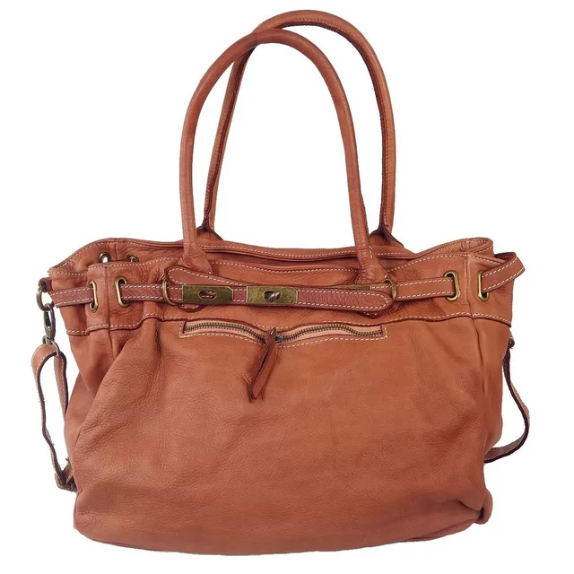 Collection Esprit Cuir Grand sac à main Matilda cuir camel