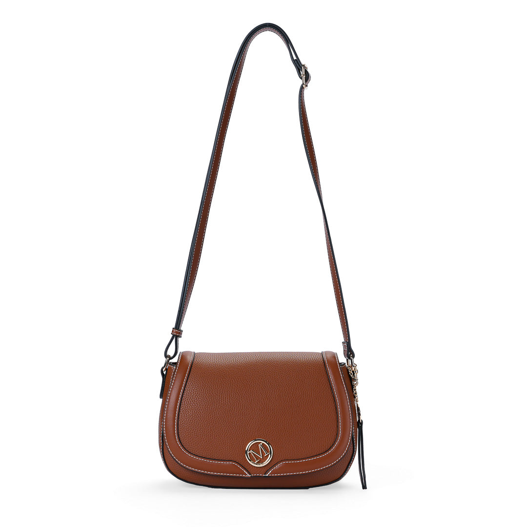 Mac Alyster Alto sac trotteur marron cognac rabat