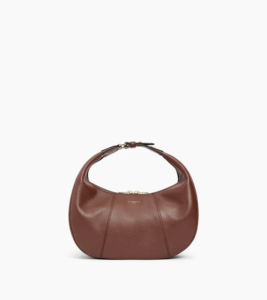 Le Tanneur Juliette petit sac hobo cuir grainé bandoulière