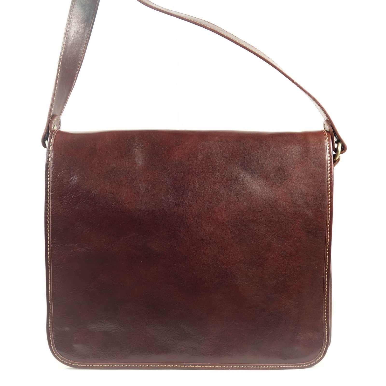 Collection Esprit Cuir MODENA besace cuir marron homme