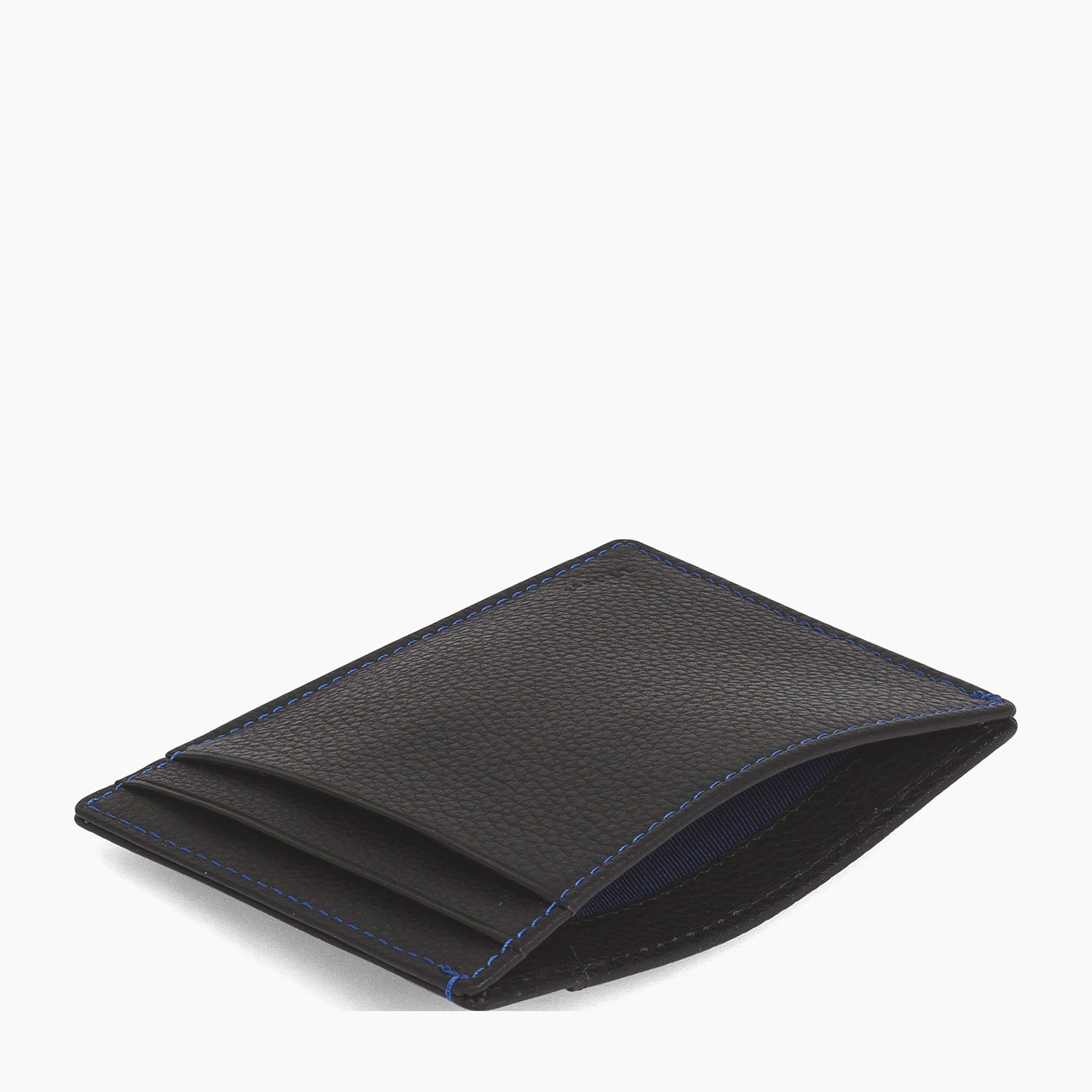 Le Tanneur Charles TCHA3400 porte-cartes cuir café/grenat