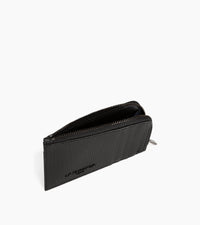 Le Tanneur Emile porte-cartes L-zip cuir signature T contrasté