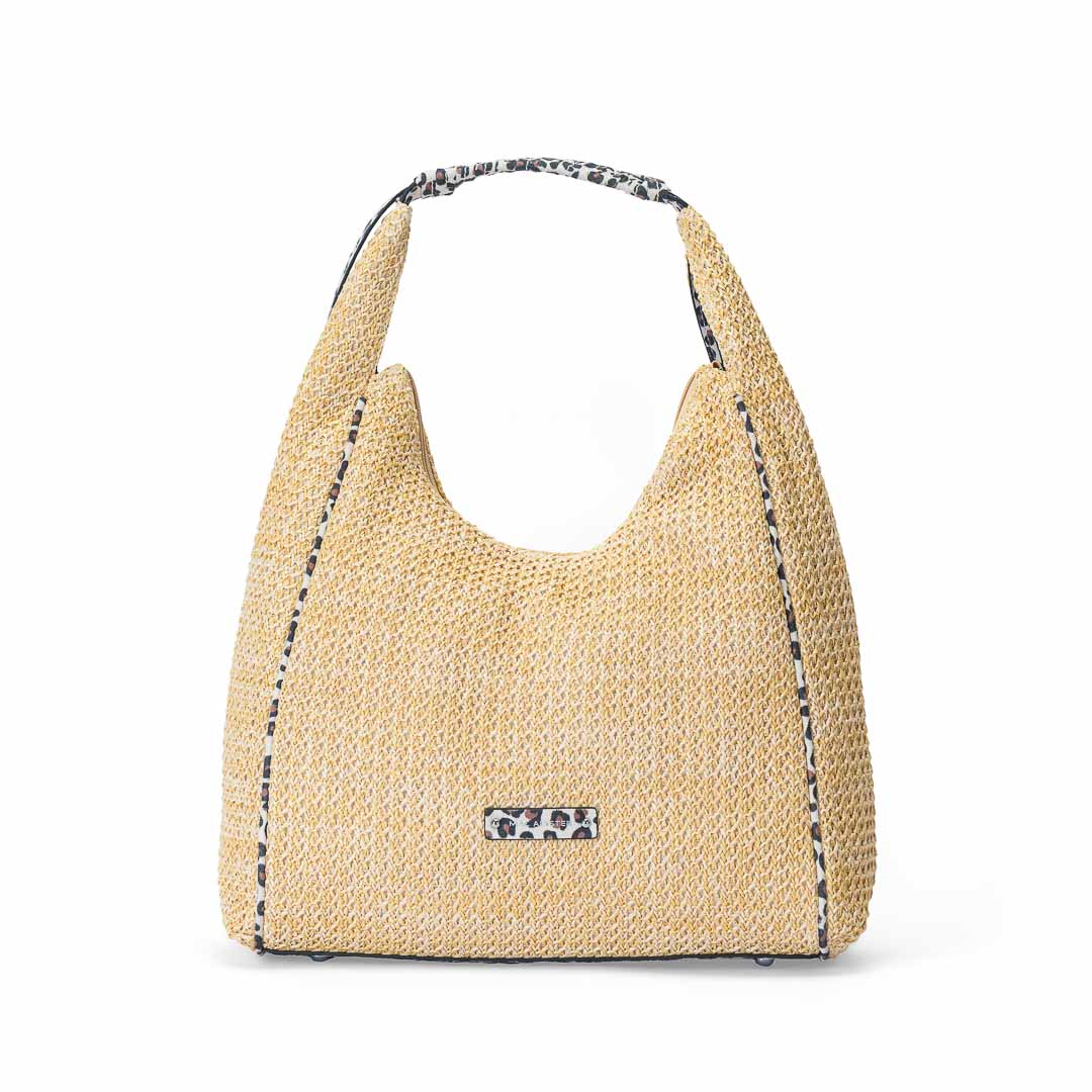MAC ALYSTER SAINT-MALO Sac hobo Léopard souple épaule
