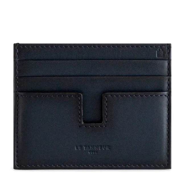 Le Tanneur Albert Porte-cartes cuir patiné 10 cm