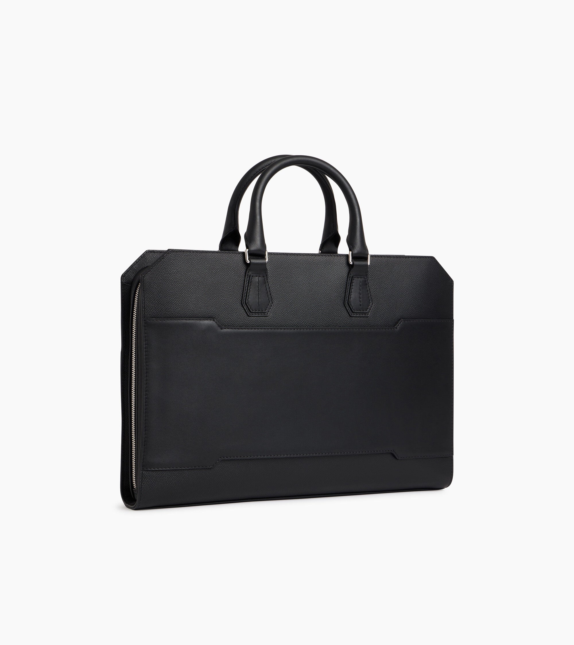 Le Tanneur Gaston porte-documents slim cuir 15" Black