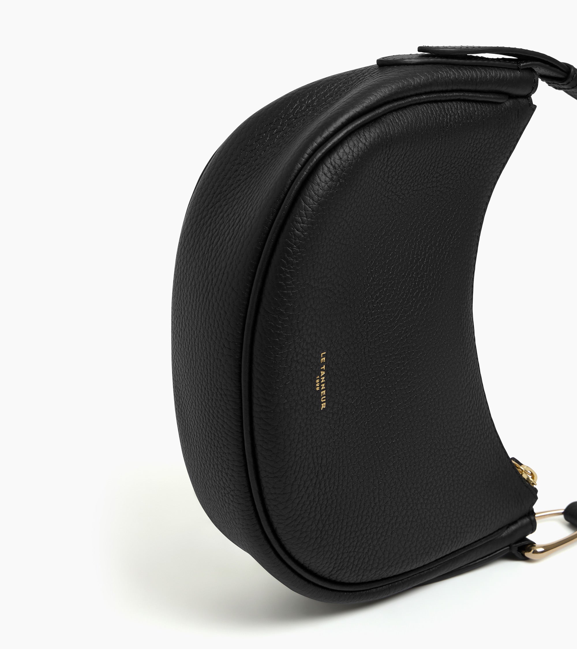Le Tanneur Madeleine sac bandoulière cuir noir