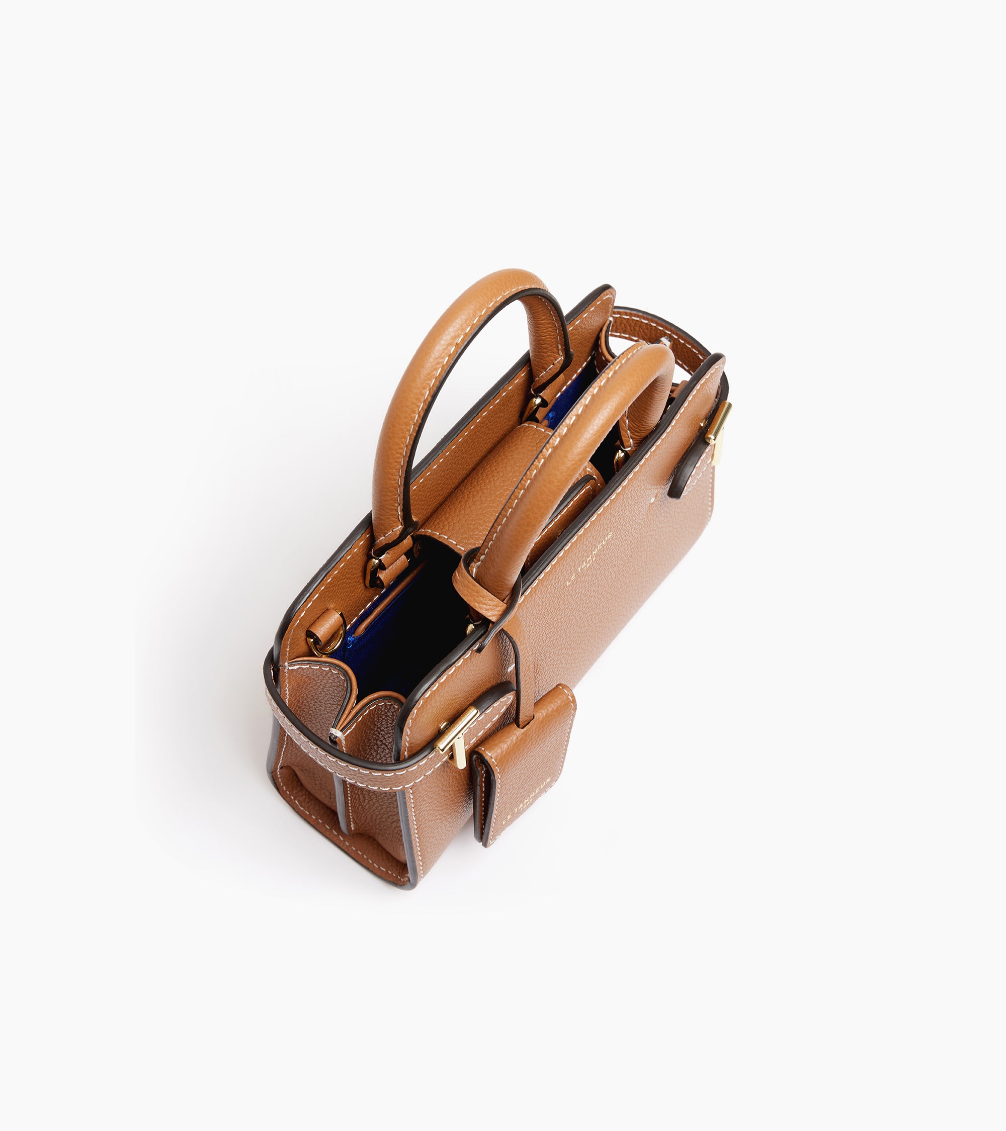 Le Tanneur Emilie mini sac à main cuir grainé tan