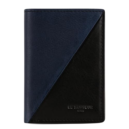 Le Tanneur Gary porte-cartes cuir 7,5x10 cm argent