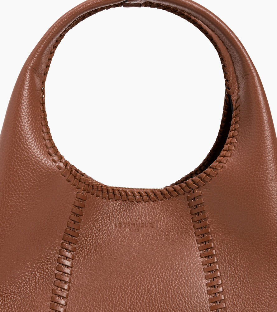 Le Tanneur Juliette petit sac main cuir marron