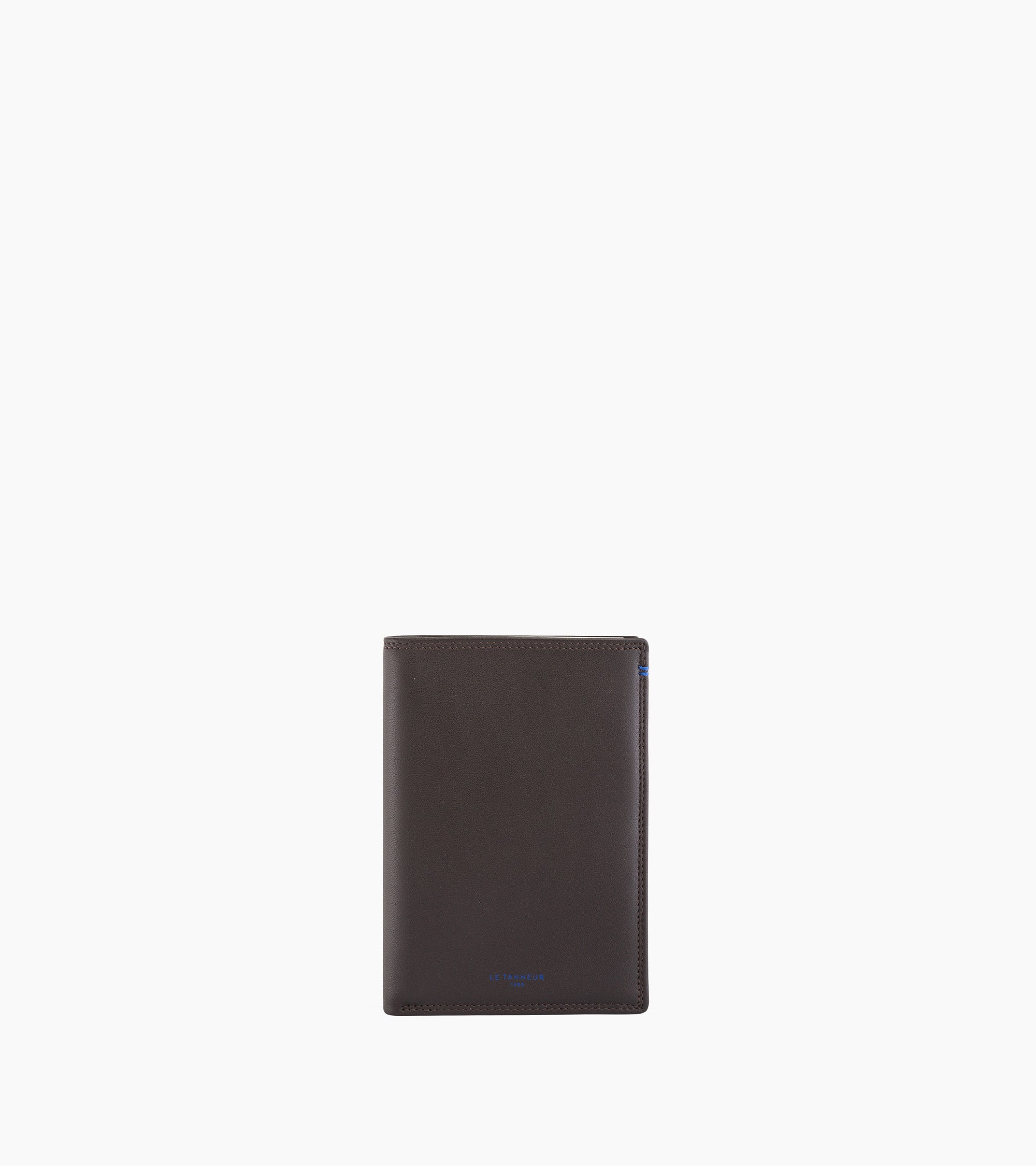 Le Tanneur Martin portefeuille cuir Coffee Brown 2 volets