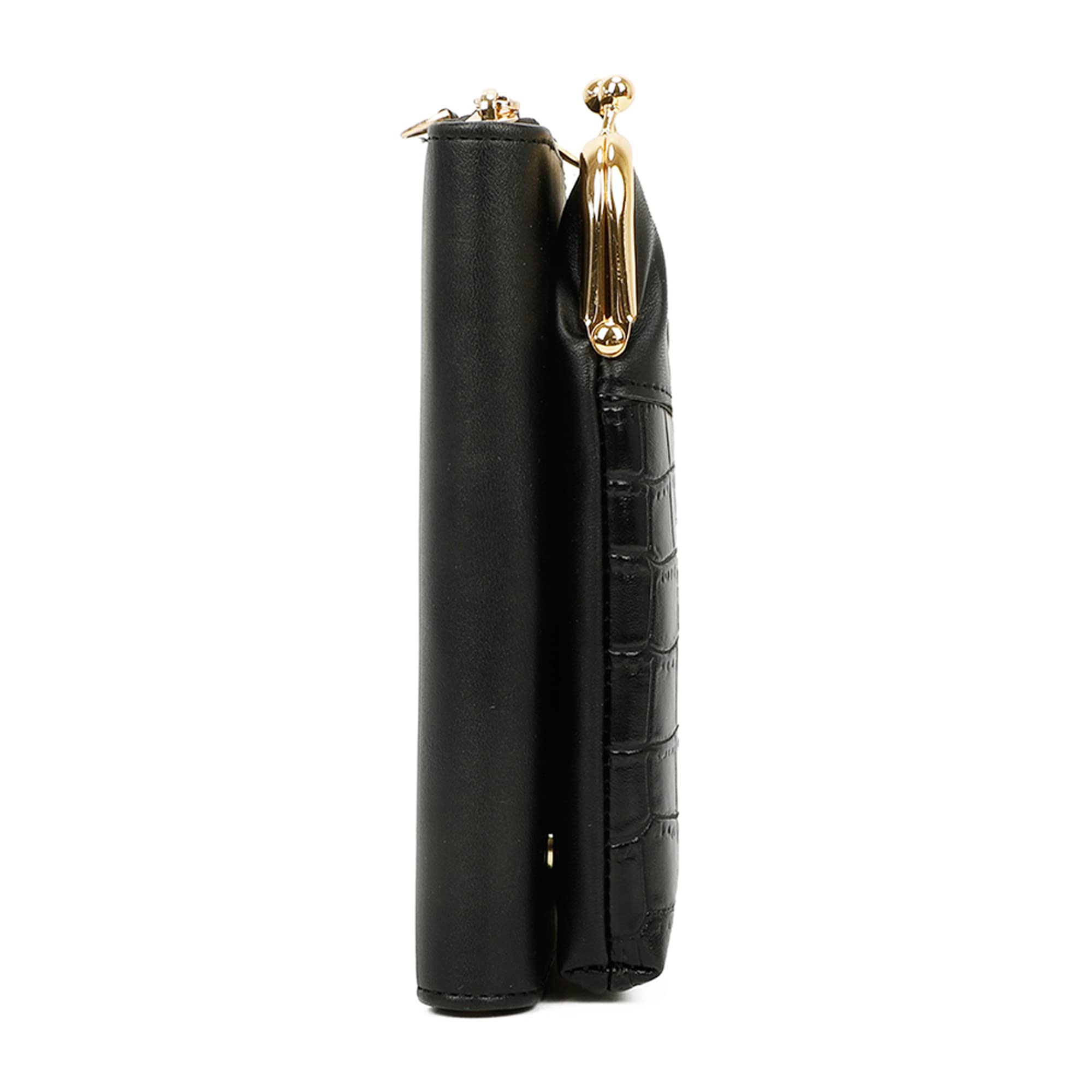 Gallantry Sacs Bandoulière Téléphone Portefeuille Sac Noir