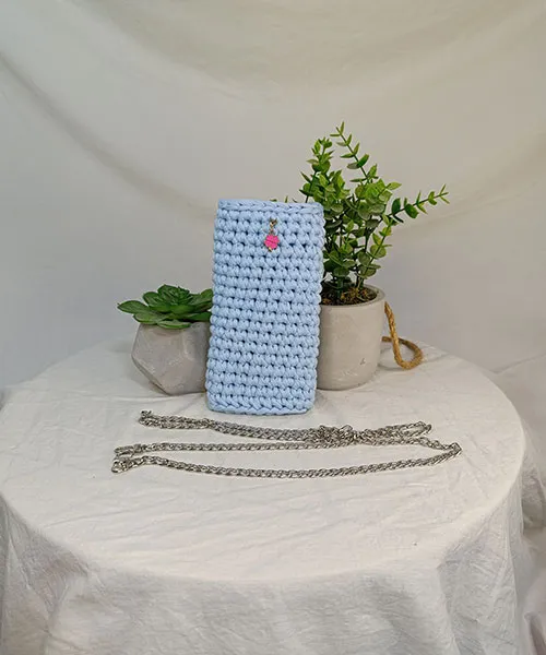 Takiri Infini TK774 sacoche téléphone bleu pastel