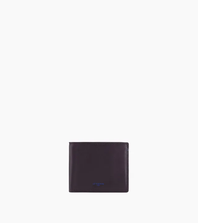 Le Tanneur Martin portefeuille cuir lisse coffee brown