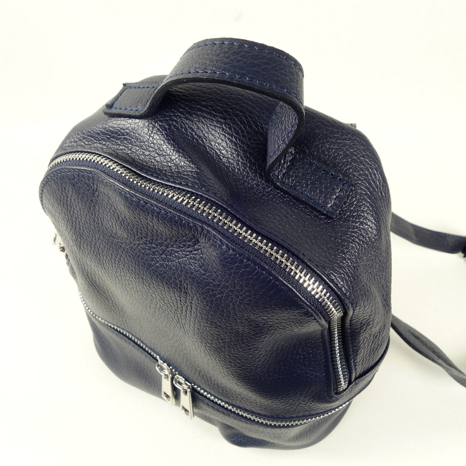 Collection Esprit Cuir GABRIEL mini sac à dos cuir bleu marine