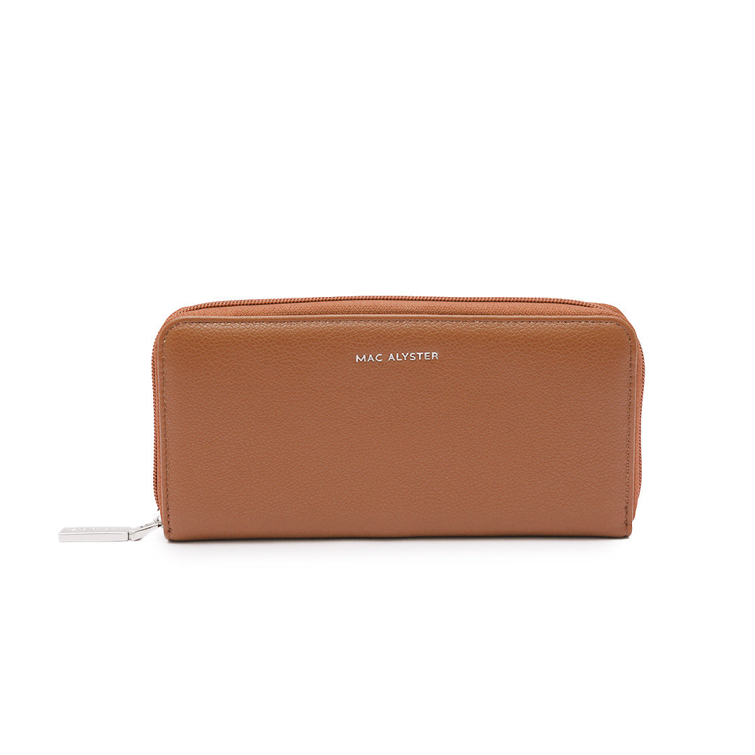 MAC ALYSTER Petite maroquinerie Portefeuille long Gris 21 cm