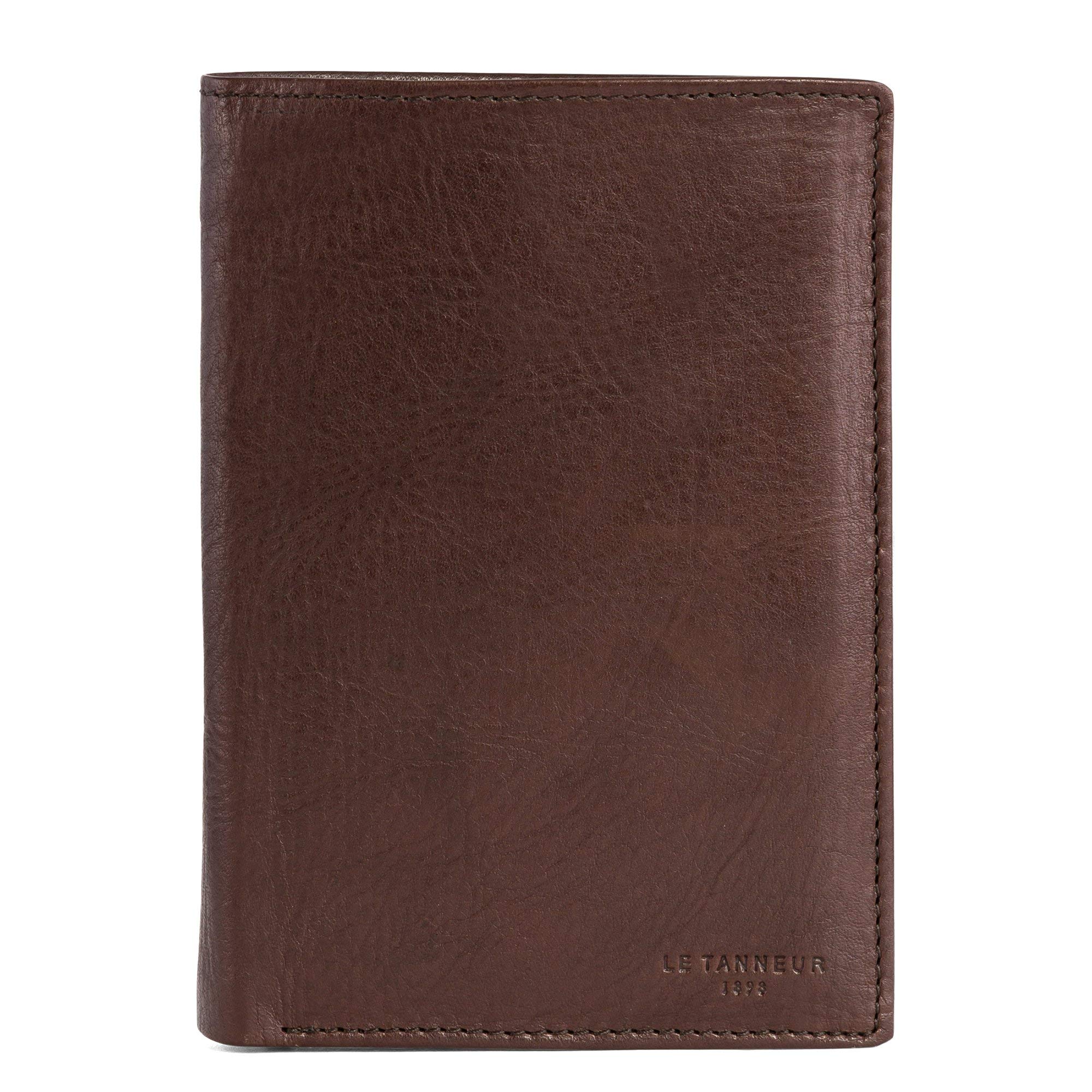 Le Tanneur Gary Portefeuille Cuir Vertical 10 Cartes Homme