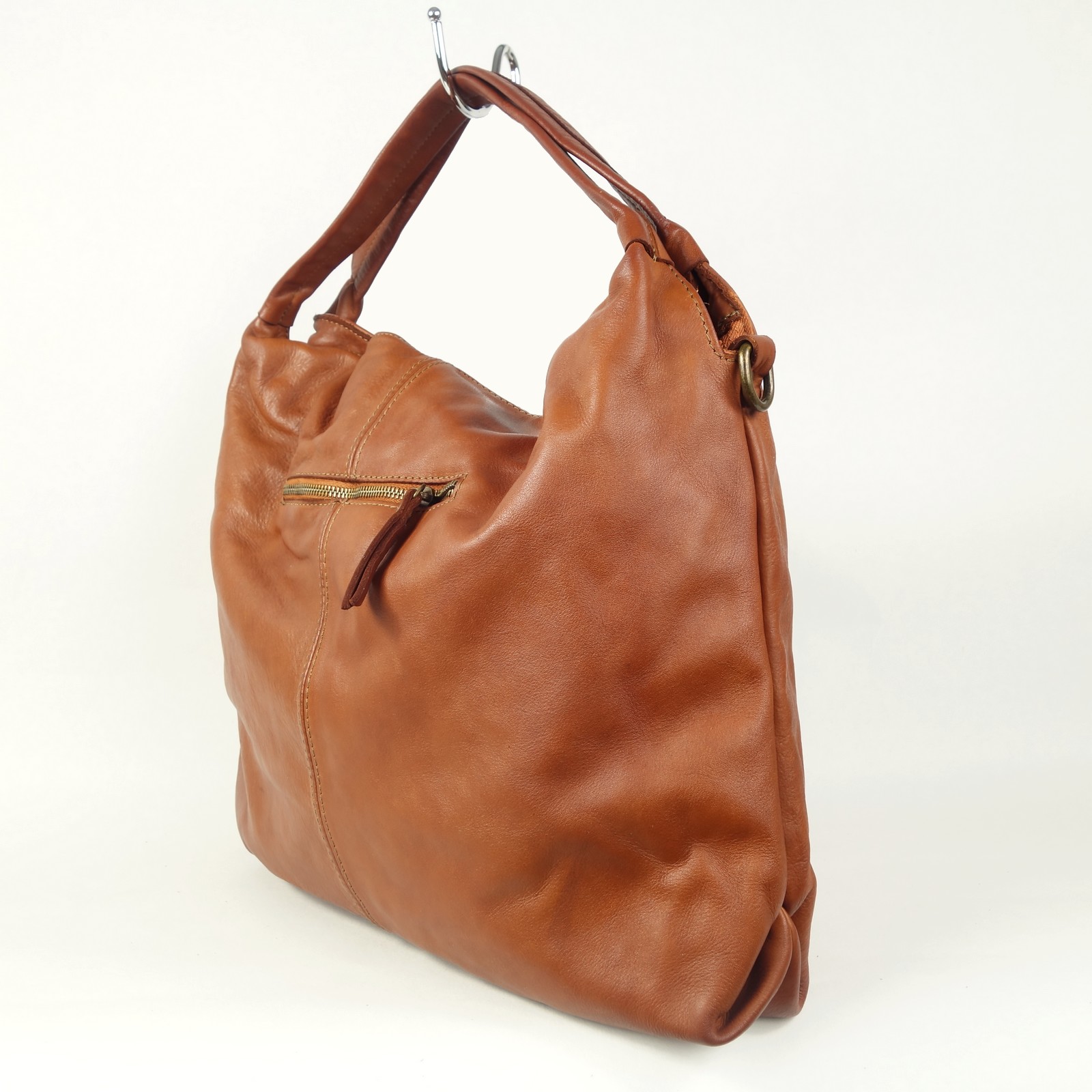 Collection Esprit Cuir Olympia grand sac cuir cognac A4