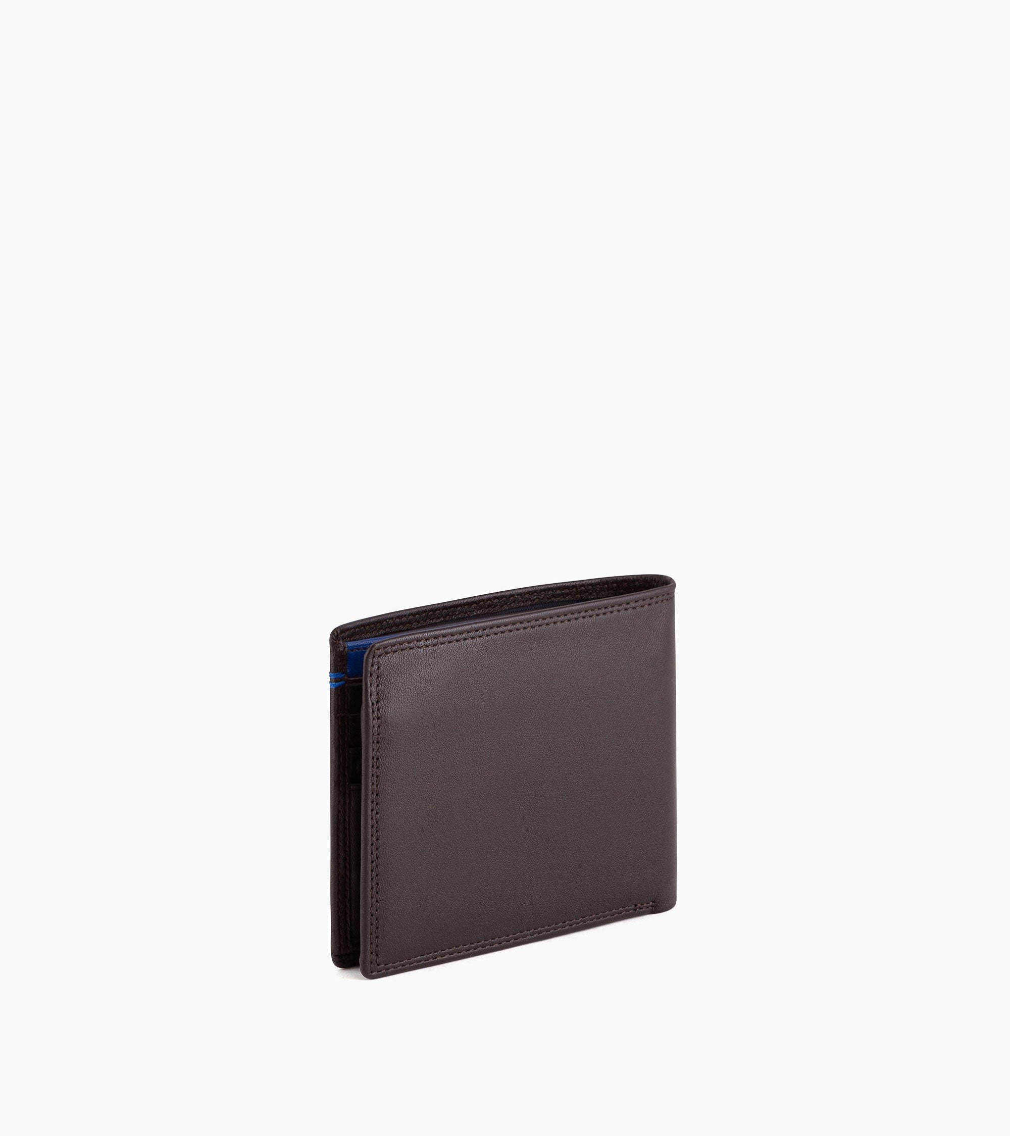 Le Tanneur Martin portefeuille cuir lisse coffee brown