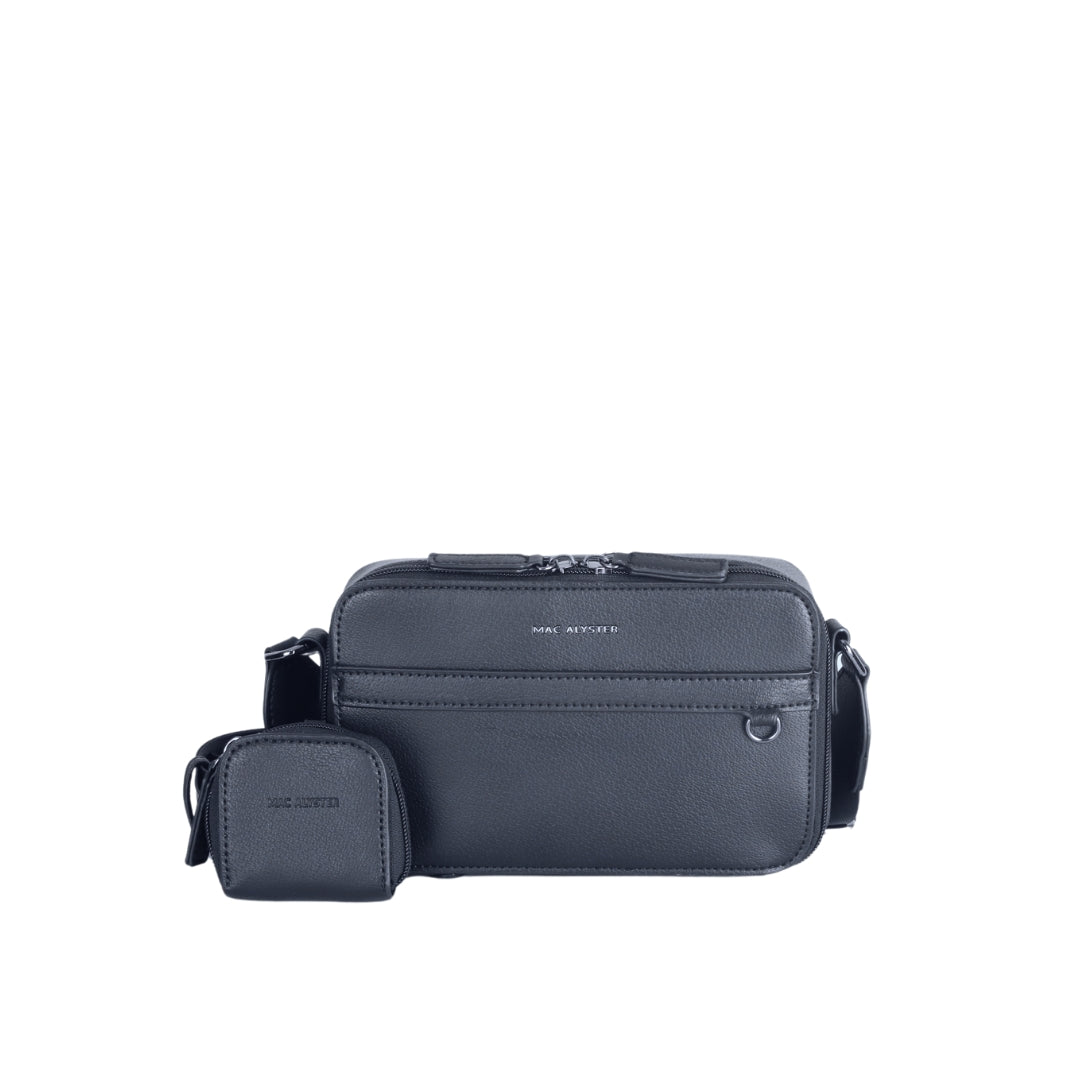 Mac Alyster Lucas camera bag Noir bandoulière 23 cm