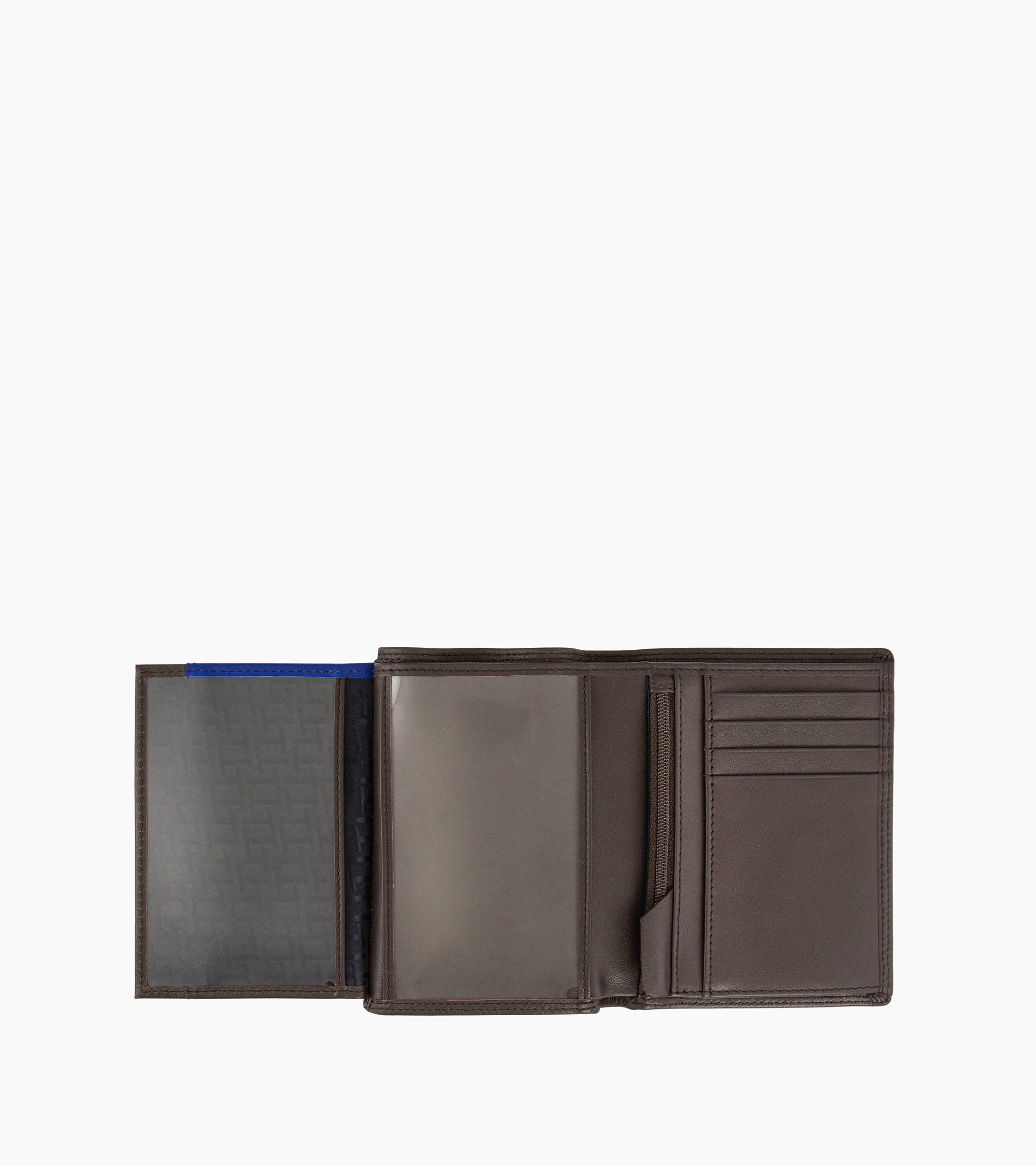Le Tanneur Martin portefeuille cuir lisse marron Coffee Brown