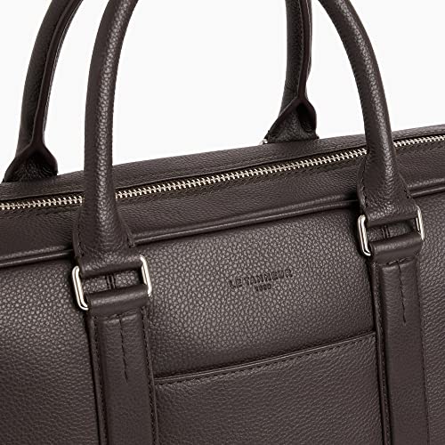 Le Tanneur Charles sac ordinateur cuir 17 pouces