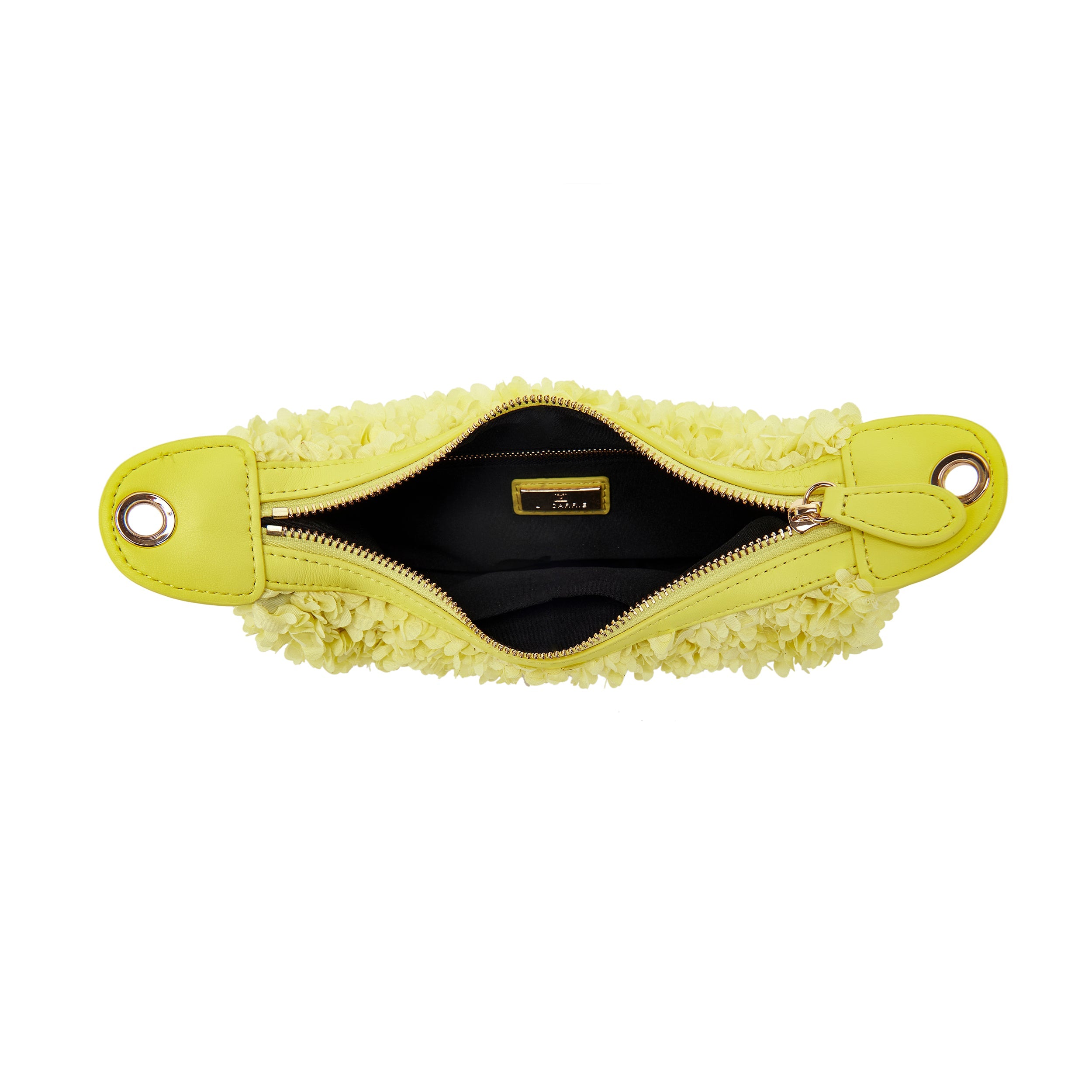 La Carrie Night Edition sac épaule chiffon yellow 29x3x15