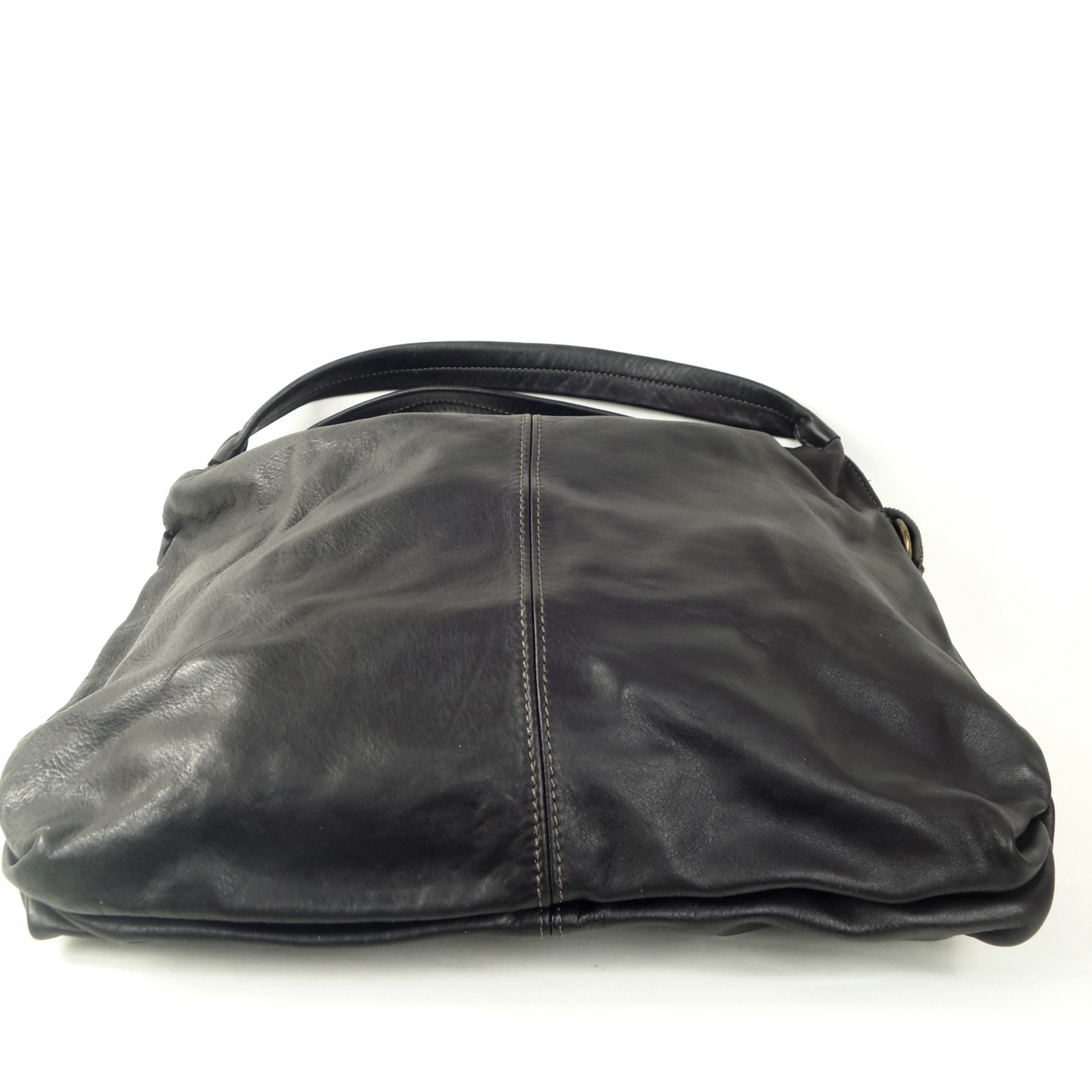 Esprit Cuir Olympia grand sac cuir noir A4