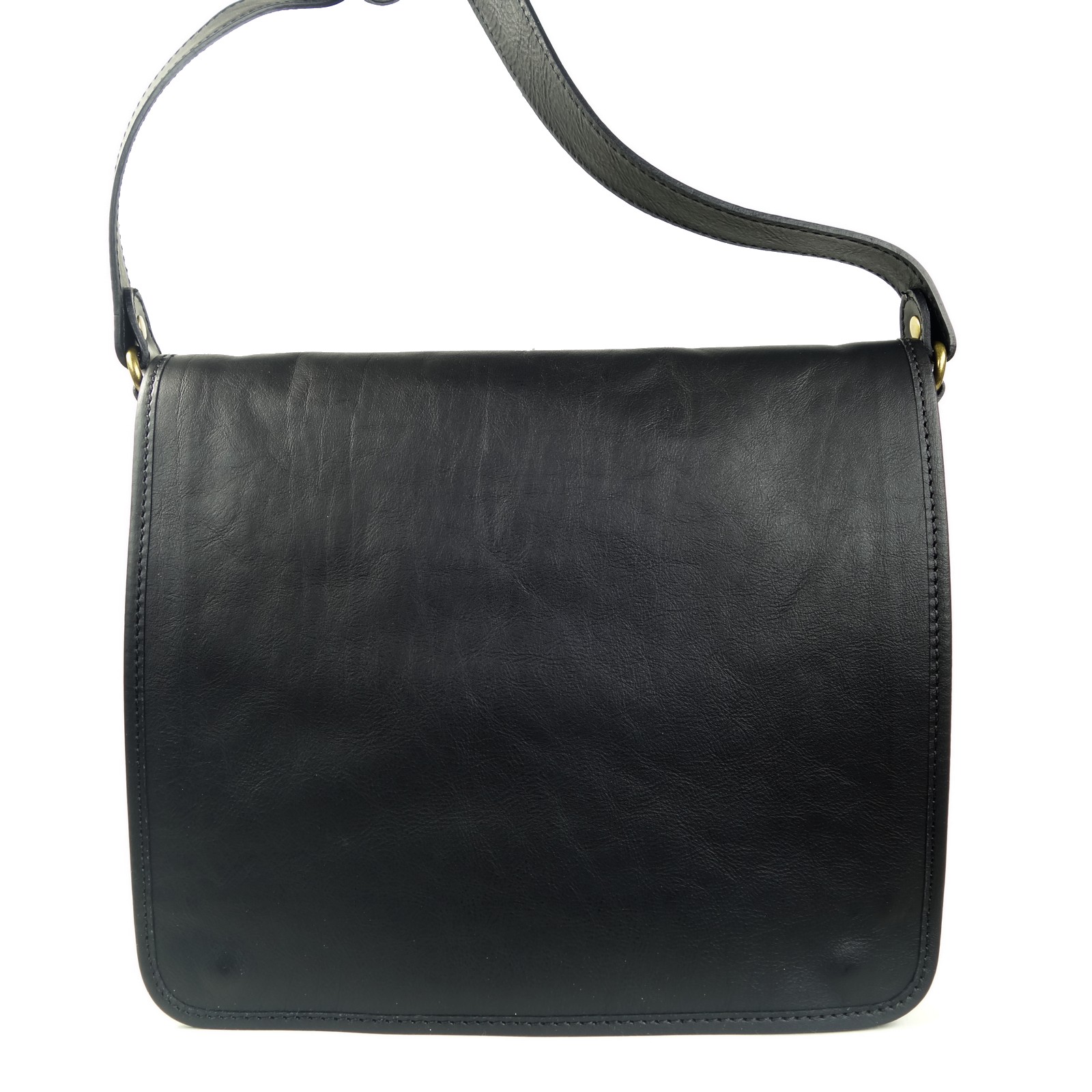Collection Esprit Cuir Modena sacoche cuir noir homme